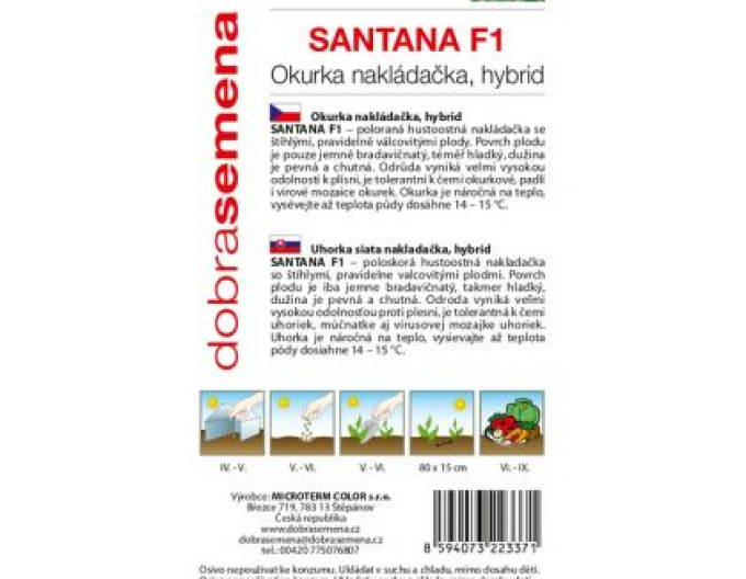 Dobrá semná Einlegegurke Santana F1