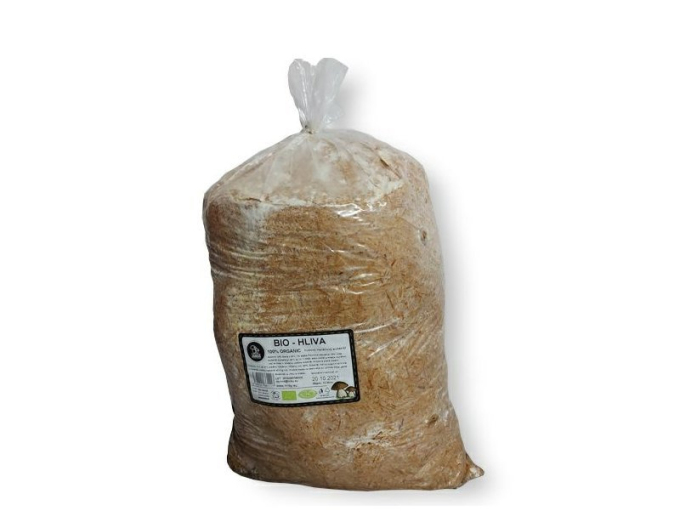 BIO Austernpilz, fertig geimpftes Substrat, Beutel 15l