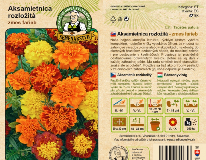 Sämling Aksamettia zersetzt (Farbmischung)