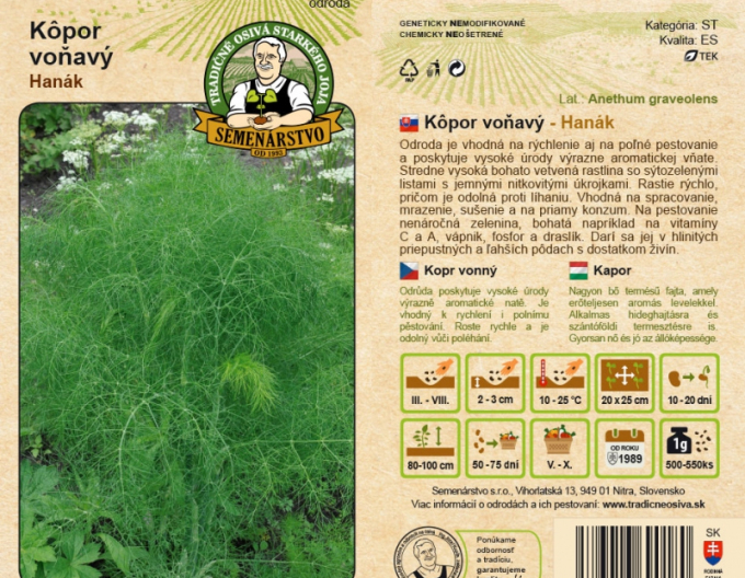 Dill Dill duftend Hanak