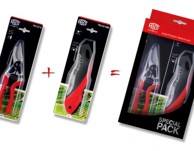 FELCO 8 Schere + FELCO 600 Säge