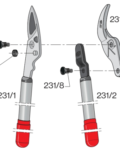 FELCO 231 Zweihändige Astschere