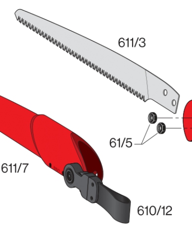 FELCO 611 Astsäge - Platte 33 cm
