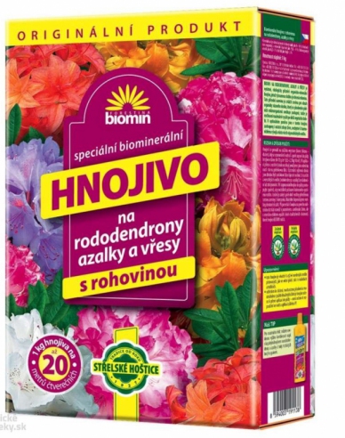 Forestina Organisch-mineralischer Dünger für Rhododendren, Azaleen und Erika mit Hornkraut 1kg