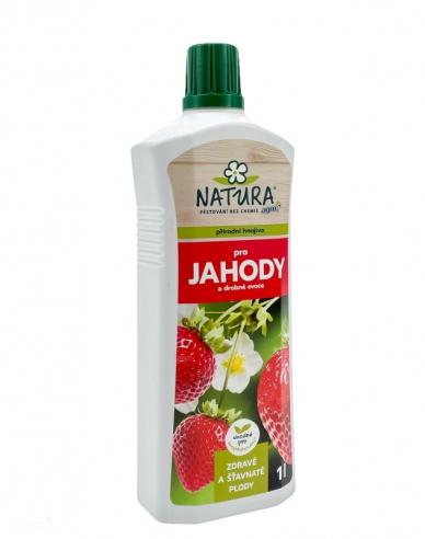 Natura Flüssigdünger für Erdbeeren und kleine Früchte 1l