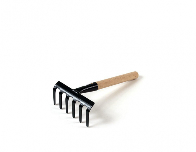 Rechen FED 109/250 6-zahnig mit Stiel