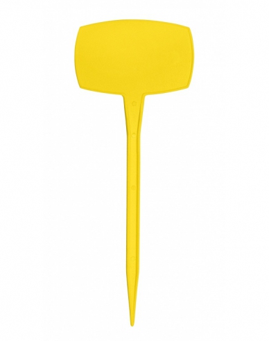 Namensschild für Pflanzen gelb 1stk 20cm
