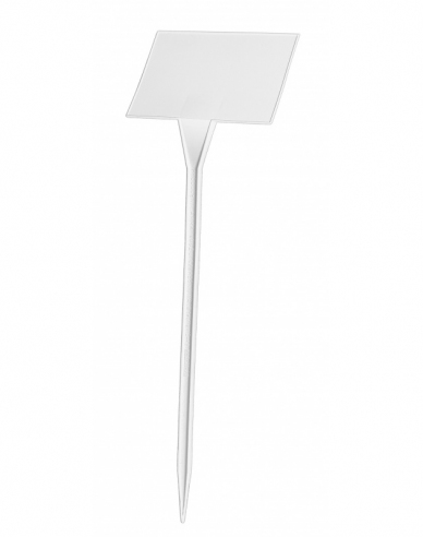 Pflanzen-Namensschild weiß 1pc 42cm
