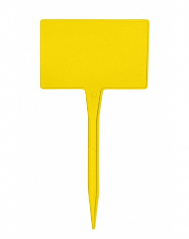 Namensschild für Pflanzen gelb 1stk 15cm