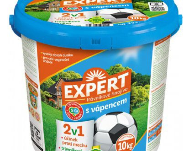 Expert 2in1 Rasendünger mit Kalkstein 10kg